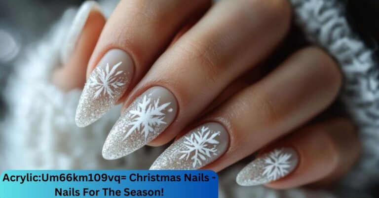 Acrylic:Um66km109vq= Christmas Nails