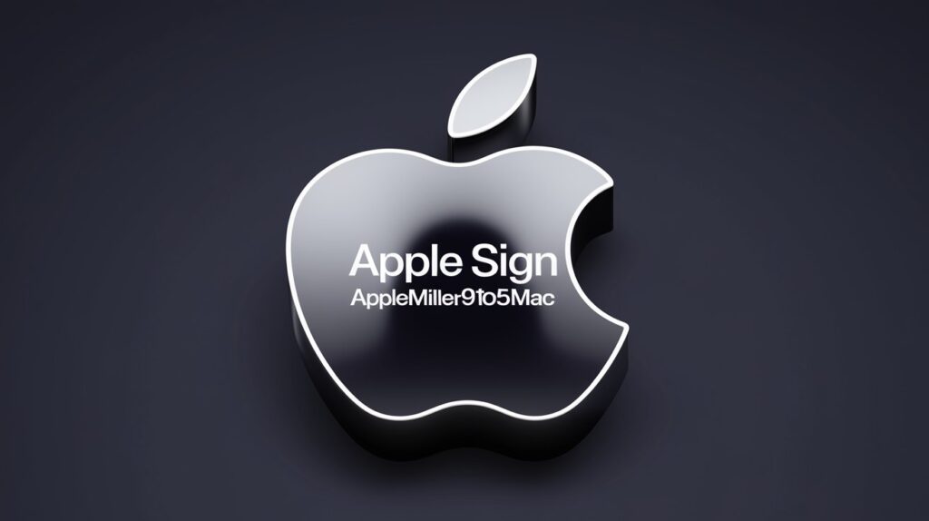 Apple Sign Applemiller9to5mac - Enhancing User Experience!